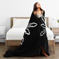 thumbnail image 4 of Manta de franela Destroy, elegante funda de edredón, manta para una siesta, edredón de invierno para las cuatro estaciones, edredón refrescante con control de olores antimicrobiano, ligero y, 4 of 5