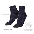 thumbnail image 6 of Pofeuu Copper-Gold Gloss Outline Chrysanthemum Print 30cm Socks, Adult Running Hiking Socks for Youth and Adult, 6 of 7