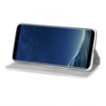 thumbnail image 4 of Allytech Galaxy S8 Case, Glitter Bling Design PU Leather Drop Protection Folding Stand Wrist Strap Magnetic Closure Folio Flip Cover Cards Slots Wallet Case for Samsung Galaxy S8, Silver, 4 of 9