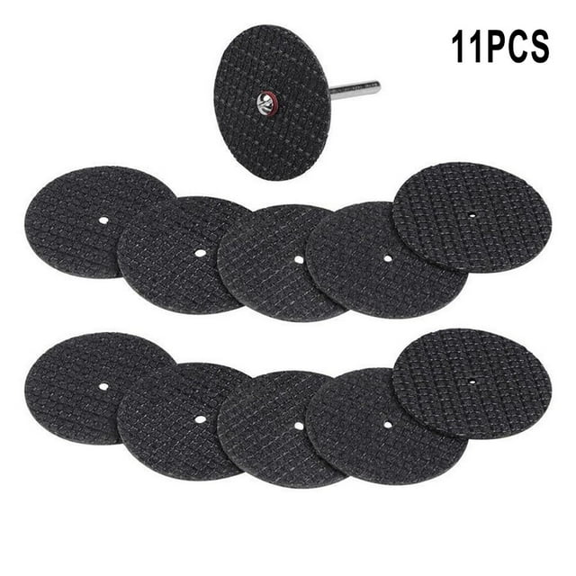 Lefu 11Pcs 32/38MM Disque de Coupe en Résine Métallique Outil Rotatif de Meuleuse de Lame de Scie Circulaire