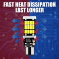 thumbnail image 4 of Pack-4 LED Reverse Lights, T15 4014 45SMD Chipsets Backup Reverse Light Bulbs, Canbus Error Free Brake Stop Cargo Backup Lights (White)White (G Need ), 4 of 5