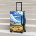 thumbnail image 5 of Yiaed Western Desert Cactus Print Travel Luggage Cover Suitcase Protector Fits 18-32 Inch Luggage Wheel Covers Patterned Elastic Luggage Anti-scratch（No luggage）-Medium, 5 of 5