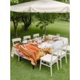 thumbnail image 3 of Outdoor Tablecloth with Umbrella Hole and Zipper, Thanksgiving Fall Rectangle Table Cloth 52x70 Inch Waterproof Tablecloth, Farmhouse Pumpkin Autumn Leaves Picnic Table Cover for Patio Camping, 3 of 7