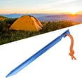 thumbnail image 4 of Tent Stakes V Shape Heavy Duty Tent Peg With Ropes For Outdoor Camping Tent Accessories Blue, 4 of 8