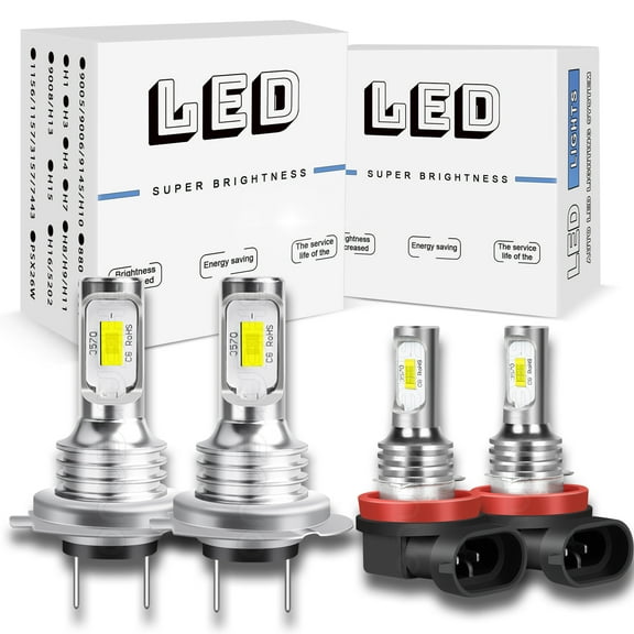 For 2012-2017 Hyundai Veloster Combo LED Headlight H7 H11 High Low Beam