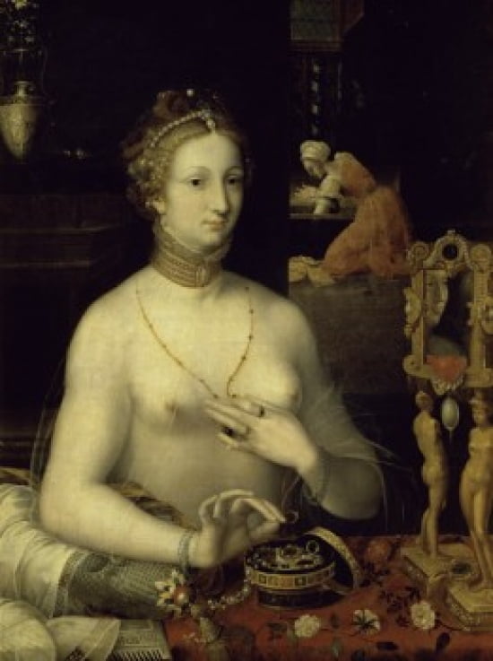 Dame Bruste Toilette Kuessen