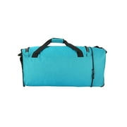 Protege 28-Inch Large Collapsible Rolling Duffel Bag in Teal Color