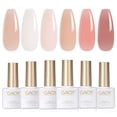 thumbnail image 1 of Set de esmaltes de uñas GAOY Milky Jelly Nude Gel, 6 colores, 7,3 ml, 1 of 1