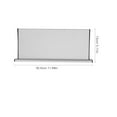 thumbnail image 2 of Worgeous Flat Office Business Door Sign Holder Aluminum Alloy Wall Mount Name Plate Holder Cubicle Sign Holder Door Plaque Supply, 2 of 8