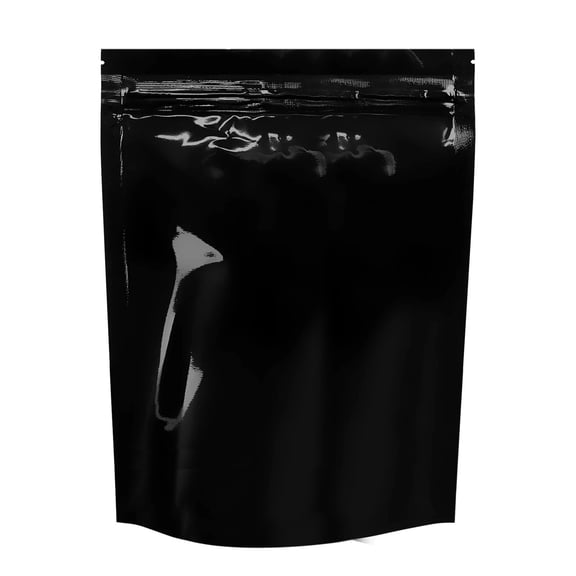 Mylar Bag Tear Notch Clear Black 1 Pound - 100 Count