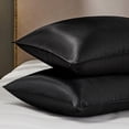 thumbnail image 4 of Funda de almohada de seda Dinheiro - Funda de almohada de satén Un juego de sobres cerrados para regalos de mujer y hombre, 4 of 5
