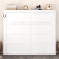 thumbnail image 2 of Plus Récent Lit Escamotable Mural Format Grand, Blanc, 2 of 9