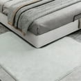 thumbnail image 2 of Tripumer 1 Pcs L-Shaped Bath Mat Bathroom Floor Rug Bath Rugs Corner Shower Mat for Square Shower bathroom Light Gray, 2 of 8