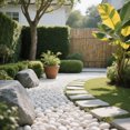 thumbnail image 6 of Polished White River Pebbles 1.8-2.6in - Natural Decorative Stones for Indoor Decor, DIY Crafts & Garden Landscaping, 6 of 7