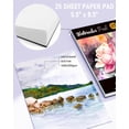 thumbnail image 6 of Nicpro 50 Colors Watercolor Paint Set, including Metallic & Fluorescent Color, 8PCS Pastel Detail Painting Brush, Water Color Paper, Palette, Art Supplies Kit with Gift Box, 6 of 7