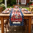 thumbnail image 1 of 12.99 x 70.86 Inch Heatproof Polyester Table Runner for Independence Day Coffee Table Decor, 1 of 6
