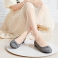 thumbnail image 4 of Women's Wide Width Ballet Flats - Round Toe Office Dressy Casual Shoes, 4 of 6
