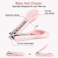 thumbnail image 4 of Baby Nail Kit, 4-in-1 Baby Nail Care Set with Cute Case, Baby Nail Clipper, Scissors, Nail File & Tweezers, Baby Manicure Kit and Pedicure kit for Newborn, Infant, Toddler, Kids-Owl Pink, 4 of 8