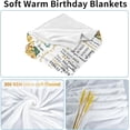 thumbnail image 6 of Yibo 60th Birthday Gifts for Women Blanket Flannel Soft and Comfortable Anti-static Bed Sofa Blanket, 6 of 7