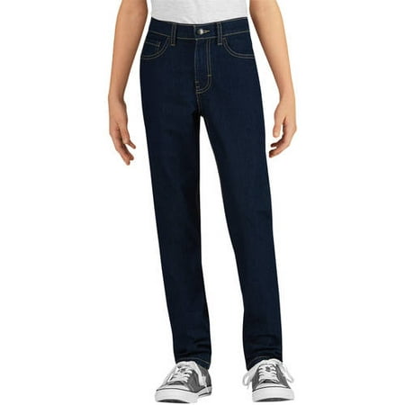 Genuine Dickies 5 Pocket Slim Fit Skinny Leg Denim Jean (Big (Best Skinny Jeans For Short Thick Legs)