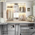 thumbnail image 5 of Homieasy 20.5'' - 96" W Closet System with Wooden Drawers and Hanging Rods(Cut to Fit), White, 5 of 7