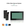thumbnail image 1 of Metal Doorbell Video Intercom System For Home Tuya Smart Video Doorhpone Camera 160° 4-Wired 1080P Touch Monitor ,Smart Detection, 1 of 4
