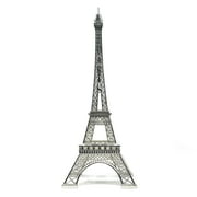 allgala 15" Eiffel Tower Statue Decor Alloy Metal, Silver