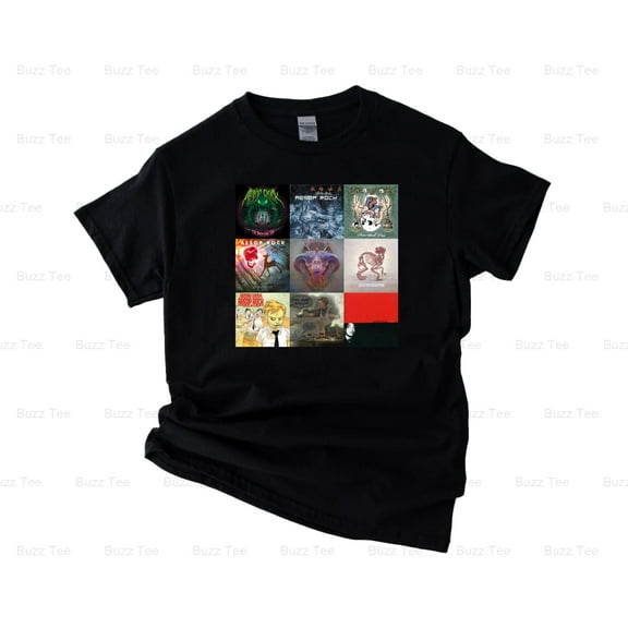 Aesop Rock Album Cover Collage Classic Underground Rap HipHop Fan New Unisex T-Shirt - Perfect Birthday Present, up to 5XL