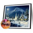 thumbnail image 1 of Cuadros Decorativos Kit de pintura de diamante 5D Paisaje de bricolaje Arte de mosaico de diamante cuadrado completo Tmvgtek embutido en tela, 1 of 6