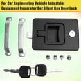 thumbnail image 5 of Car Engineering Vehicle Industrial Equipment Door Lock Panel with Key Generator Set Silent Box Door Lock, 5 of 5