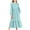 Light Blue, variant on Girls Maxi Dress Polka Dot Long Sleeve Crewneck Casual Dresses Ruffle Flowy Dress with Pockets Party Holiday Outfits 4-15 Years