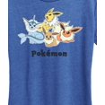 thumbnail image 3 of Pokémon - Eevee and Eeveelutions Group  -  Women's Short Sleeve Graphic T-Shirt, 3 of 5