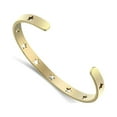 thumbnail image 6 of JNB/3024/ Stainless Steel Star Cuff Bracelet for Personalized Gift, 6 of 13