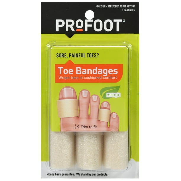 ProFoot Toe Bandages One Size 3 Each