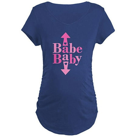 

CafePress - Babe Baby Maternity Dark T Shirt - Maternity Dark T-Shirt