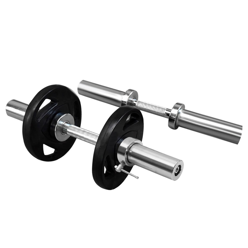 Olympic 2” Barbell Solid Dumbbell Weight Lifting Bars With Rotating Sleeves US 