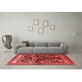 thumbnail image 3 of Ahgly Company Indoor Round Persian Red Traditional Area Rugs, 3' Round, 3 of 4