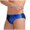 Blue, variant on Jjayotai Bathing Suit Shorts, Men Beach Vacation Monokini Underwear, Swim Trunks Low Waist Brief, Swimming Briefs Dark Blue XL