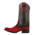 thumbnail image 3 of Ferrini Mens Roughrider Embroidered Narrow Square Toe Cowboy  Boots Shoes, 3 of 5