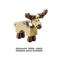 thumbnail image 2 of Minifigura navideña LEGO Animal Reno Rudolph con nariz roja 10245, 2 of 10