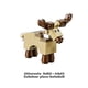 thumbnail image 2 of Minifigura navideña LEGO Animal Reno Rudolph con nariz roja 10245, 2 of 10