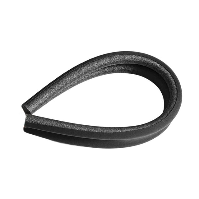 Burlete inferior para puerta, sin pegamento. Tope de puerta anticorrientes. Para el hogar. Negro