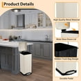 thumbnail image 2 of Babevy 30L Kitchen Garbage Cans Trash Can, with Soft-Close Lid,Removable Inner Bucket, Foot Pedal, for Home Office Bathroom, 2 of 7