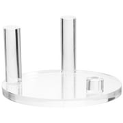 Display Shelves Home Accents Decor Clear Acrylic Pedestal Jewelry Stand Accessories Base