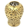 thumbnail image 5 of Red Lantern 18" Spiral Lattice Temple Jar - Gold, 5 of 8