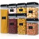 thumbnail image 1 of U Chef Contenedores para Cereal y Alimentos para Hogar y Cocina, Herm&eacute;ticos y Transparentes para Almacenamiento y Organizaci&oacute;n de Cocina | Juego de recipientes para cocina y hoga, 1 of 7