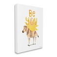 thumbnail image 3 of Stupell Industries Be You Inspiring Sunshine Fun Zebra Stripes Graphic Art Gallery Wrapped Canvas Print Wall Art, Design by Diane Neukirch, 3 of 7