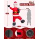 thumbnail image 4 of Papá Noel inflable navideño TURNMEON de 6 pies de altura para escalar, 4 of 6