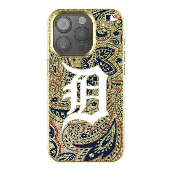 Keyscaper Detroit Tigers Paisley Bling iPhone Case