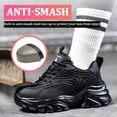 thumbnail image 4 of AUXDIQ Safety Trainers Women Steel Toe Cap Trainers Lightweight Work Shoes Comfy Industrial Sneakers Construction Work Boots, 4 of 6